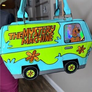 Dolls Kill Mystery Machine Bag - Blue and Green